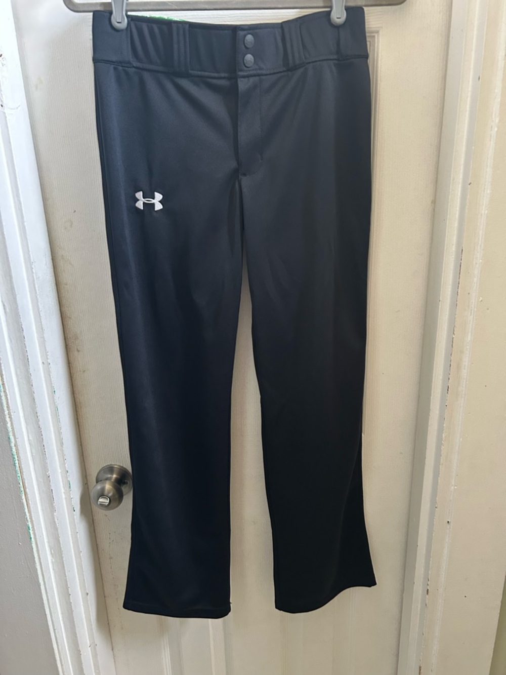 Under Armour Boys Baseball Pants Black Youth Large NEW